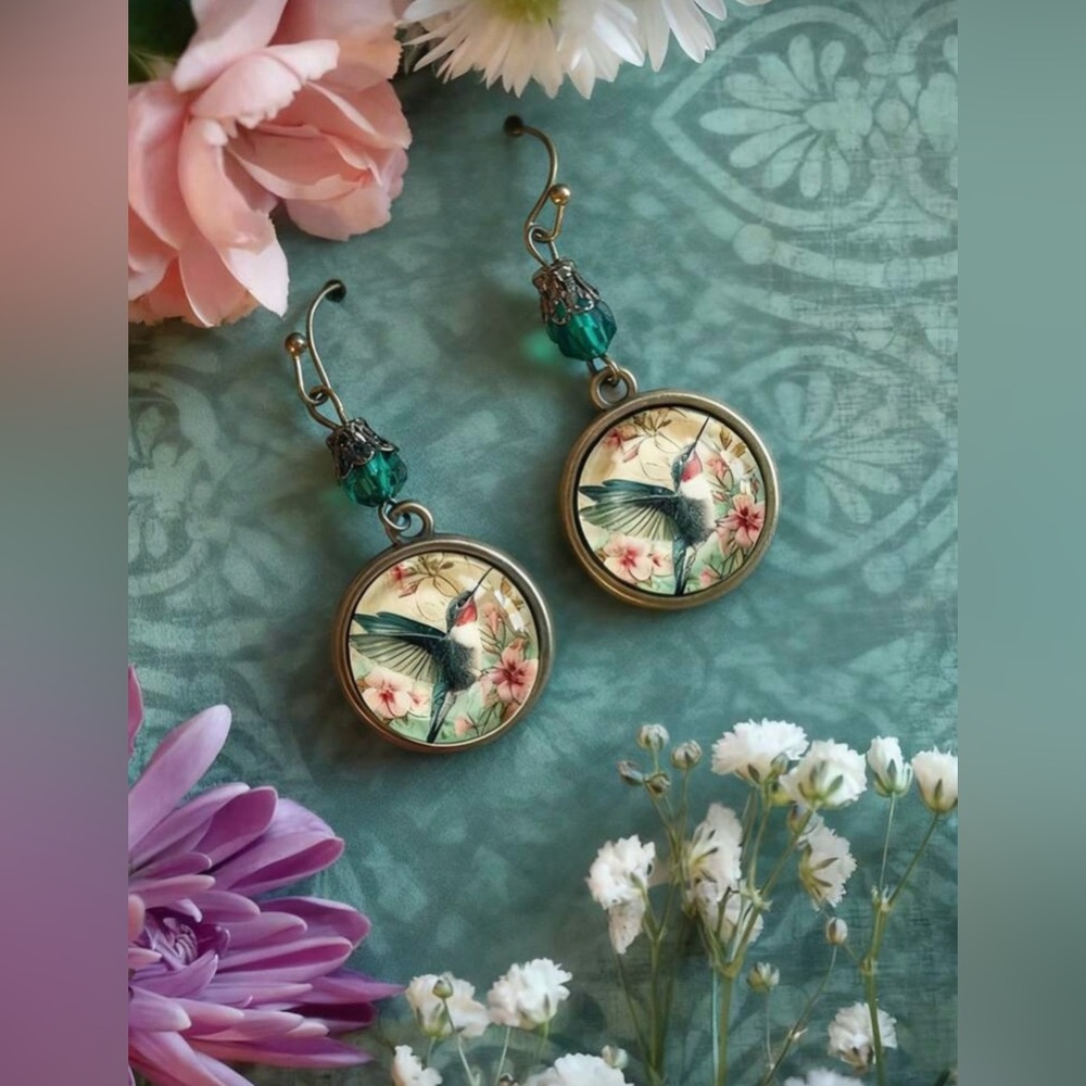 Charming Hummingbird Earrings